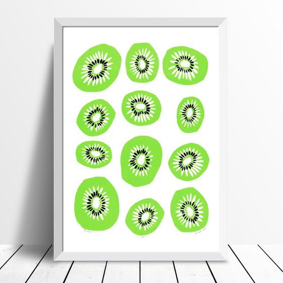 Kiwifruit - Unframed - FREE Worldwide Delivery