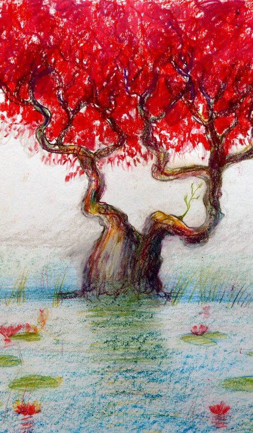 Fantasy with Flowers 265 by Rakhmet Redzhepov