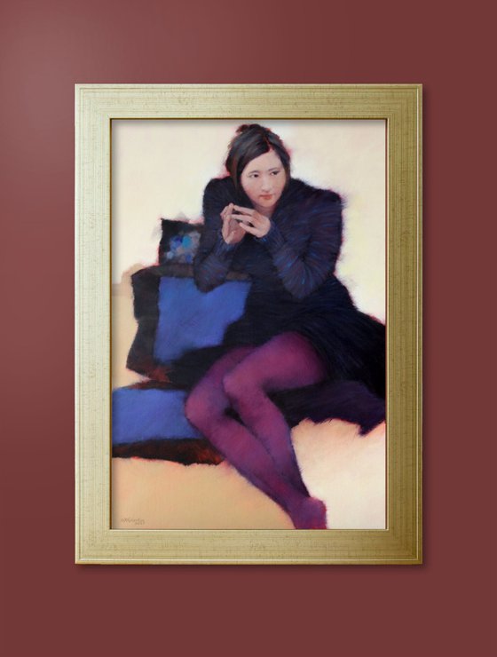 Long Purple Legs