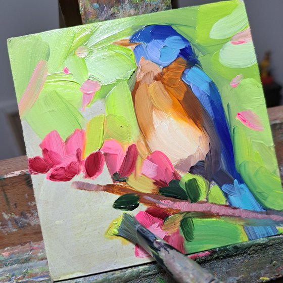 Bluebird painting