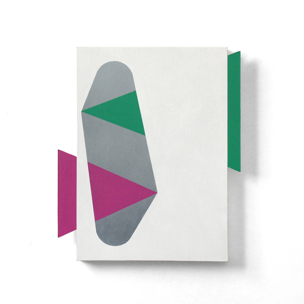 Abstract Acrylic Painting By Martin Singer, 12 X 15", 2T1T-22, Original Artwork