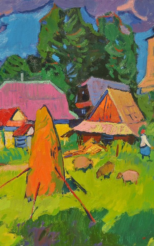 In the Village of Studeny by Alexander Shandor