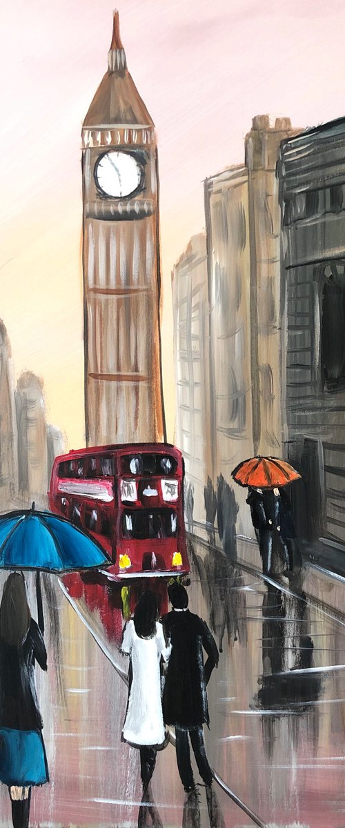 Evening Bus by Aisha Haider