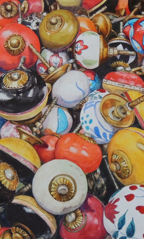 Knobs, knobs, knobs... by Krystyna Szczepanowski