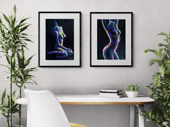 Echoes of the Body. Diptych