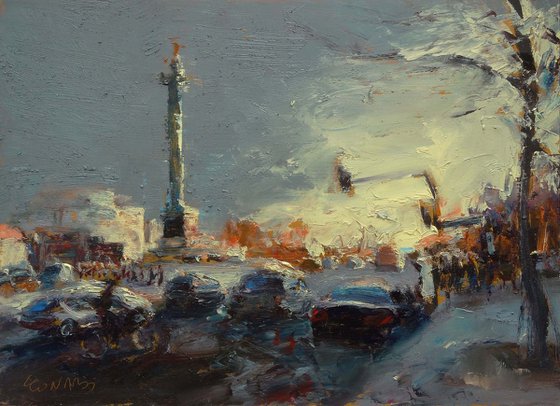 Bastille sunset