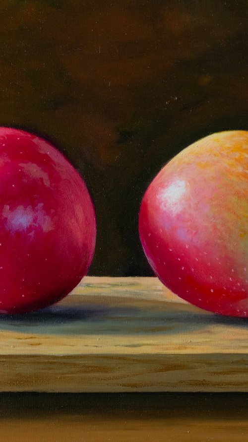 Two Apples. Still Life by Kolodyazhniy Sergey