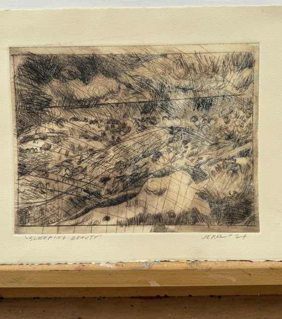 Sleeping Beauty Etching