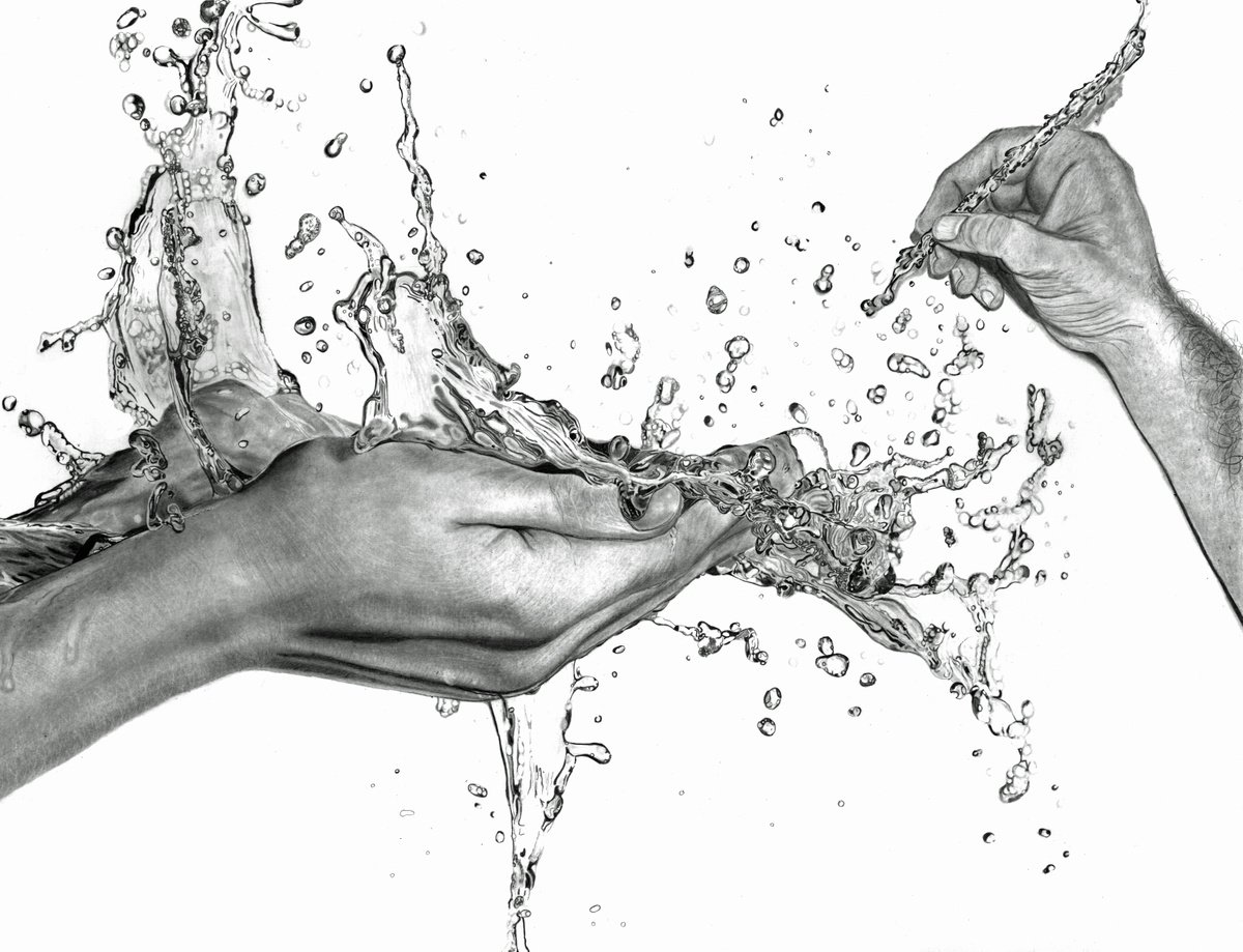 How to Draw Water Pencil drawing by Paul Stowe | Artfinder
