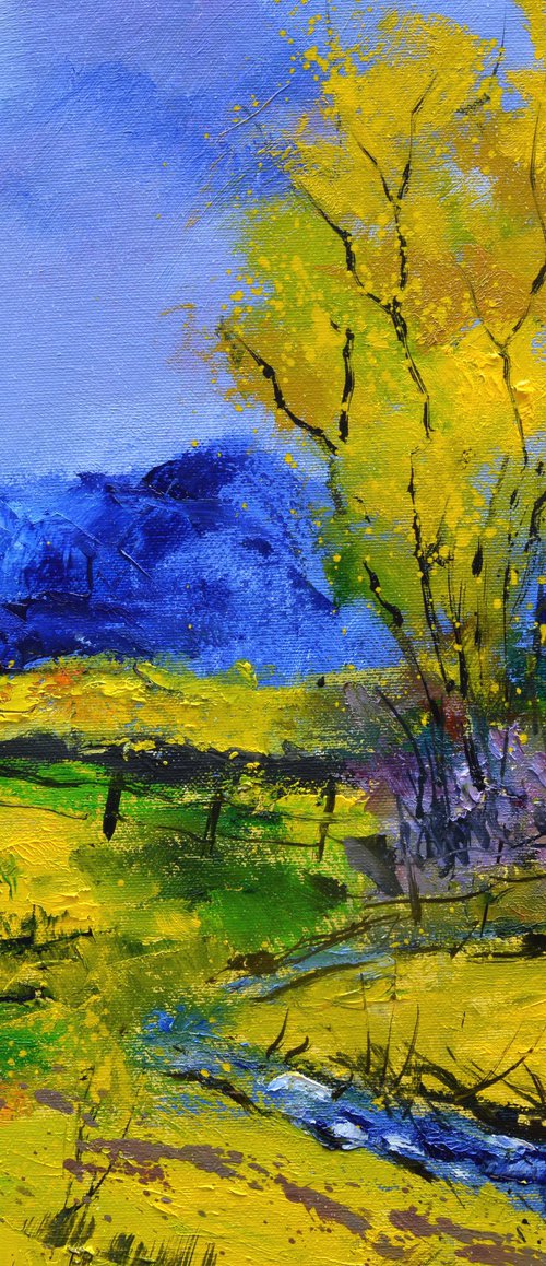 A yellow tree by Pol Henry Ledent