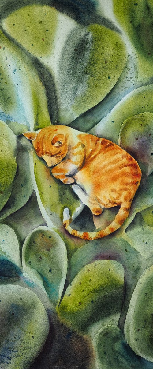 Jungle cat by Delnara El