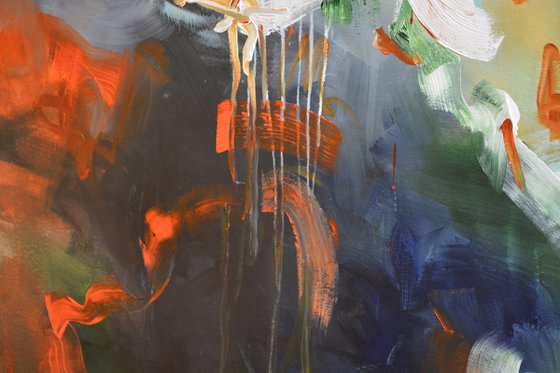 Turbulent frivolity of orange