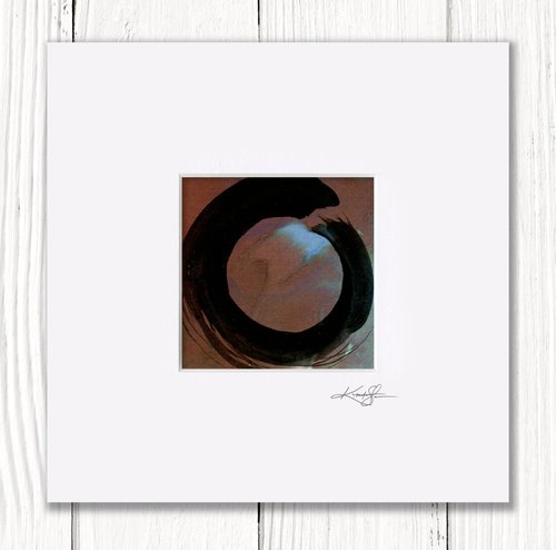Enso Zen Circle 9 - Enso Abstract painting by Kathy Morton Stanion by Kathy Morton Stanion