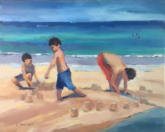 Boys and Sandcastles II