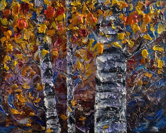 Russet Autumn Birch