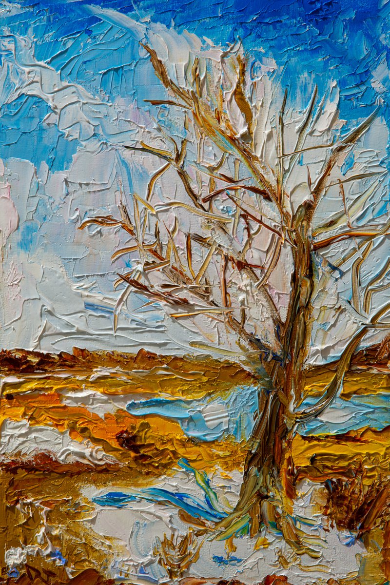 Vladyslav Durniev | Original  Oil Painting | First Winter Day | 20 X 30Cm | Artwork For Sale On Artfinder