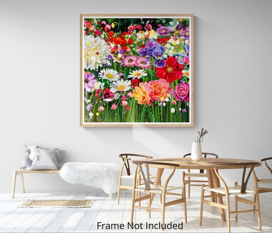 you made the flowers dance