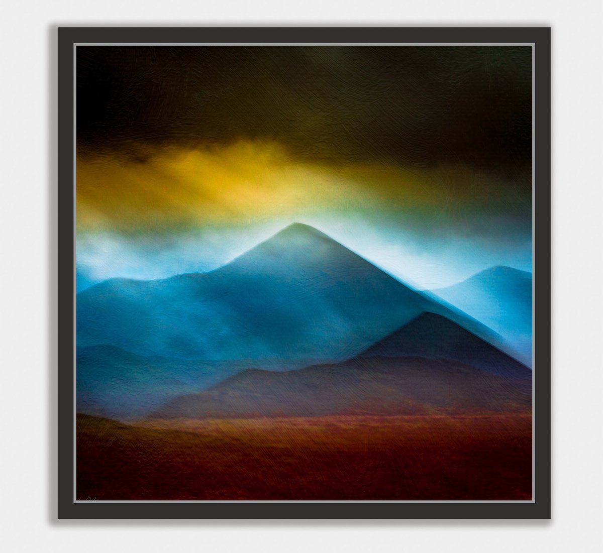 Abstract Photograph , Cuillin Storm, Isle Of Skye By Lynne Douglas, 13 X 13, Artwork For Sale On Artfinder
