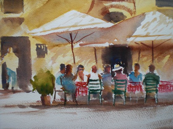 Cafe in Tuscany