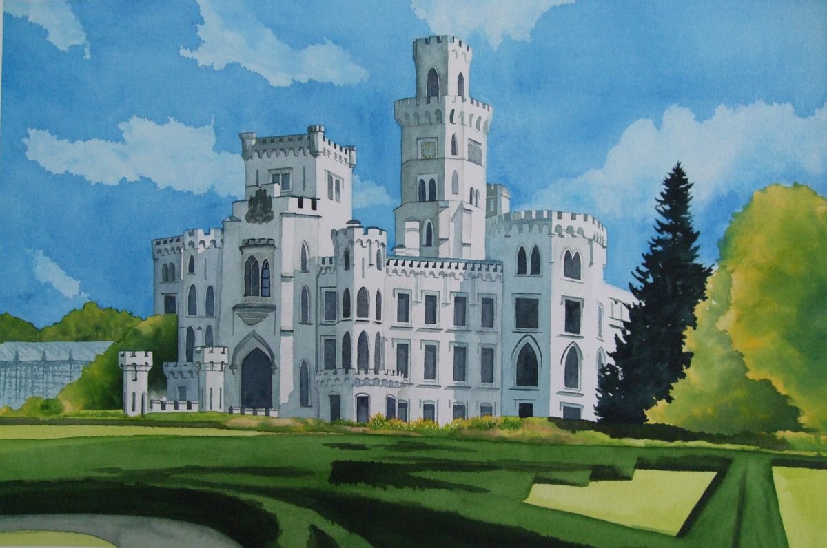 Castle Hluboka nad Vltavou by Silvie Wright