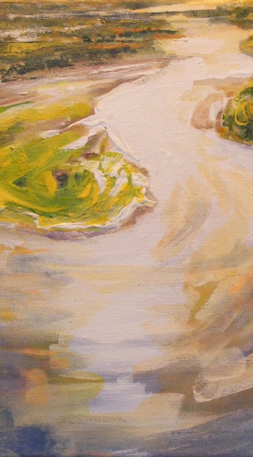 "Try to bend a river" by Ivan  Grozdanovski