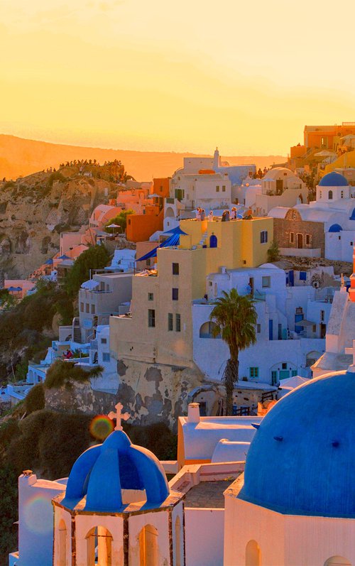 Santorini Sunset by Marc Ehrenbold