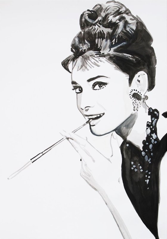 Audrey / 72 X 51 cm