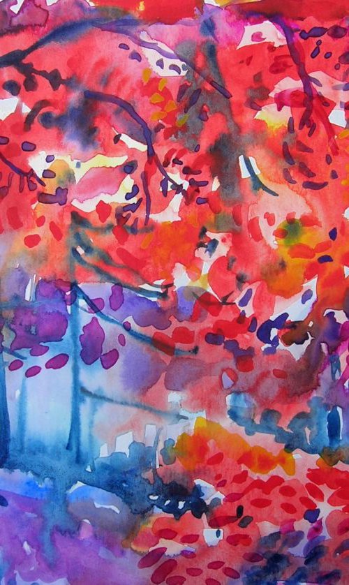 Misty red by Maja Grecic