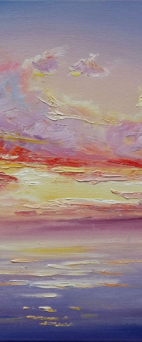 Storm Clouds at Sunset by Evald