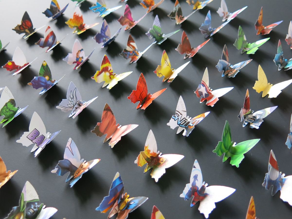 Super Heros Butterfly Box by Lorna Doyan