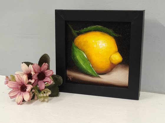 Little lemon still life