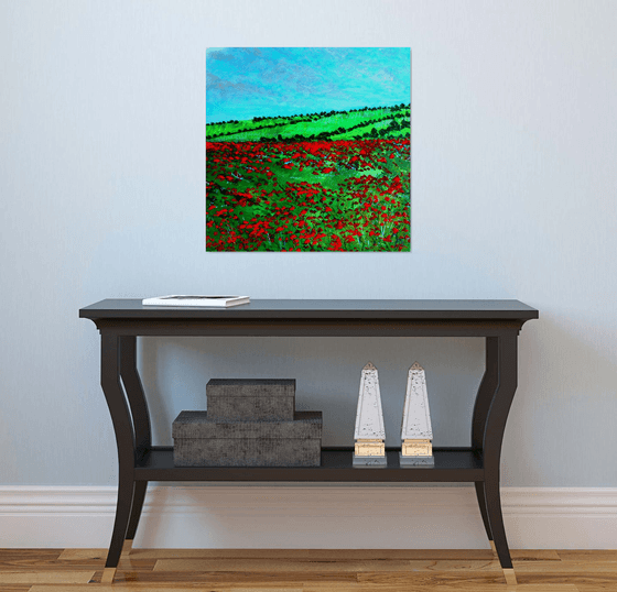 Hampshire Poppy field
