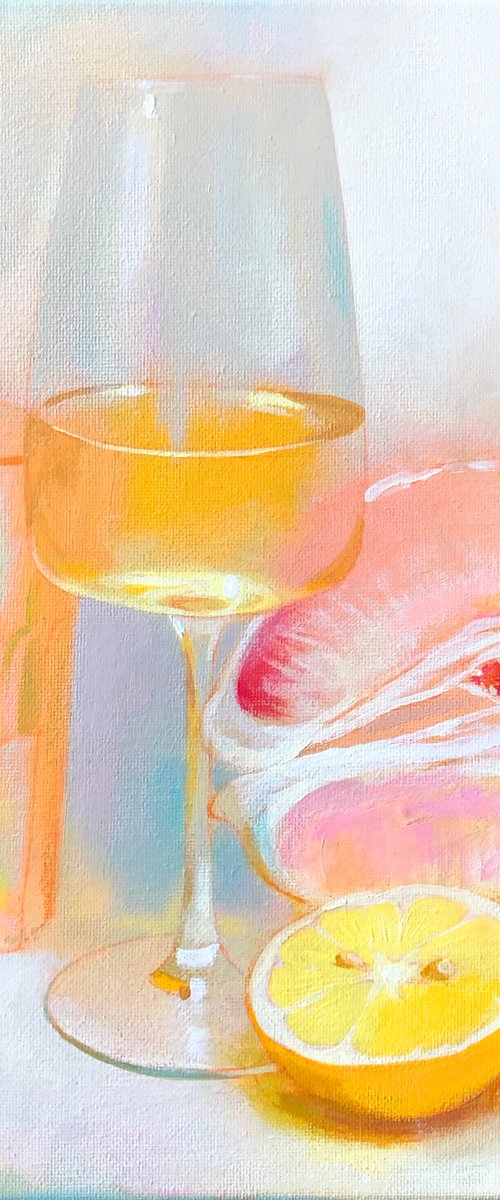 Sunday's Chardonnay by Agnese Kurzemniece