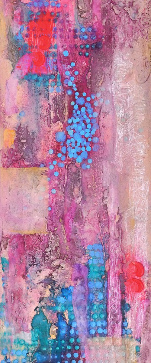 Living wall nr. 11 - abstract with structure by Sara Rodighiero