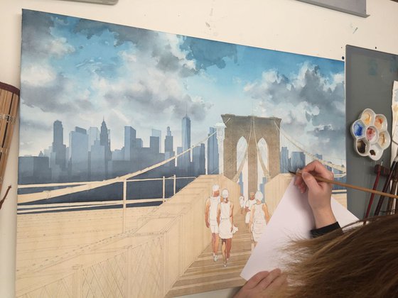 The Brooklyn Bridge