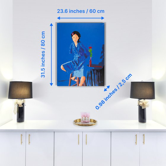 Portrait in Blue