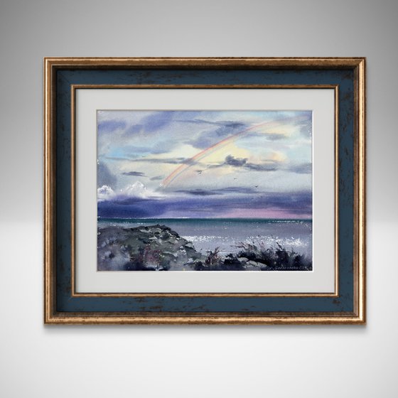 Rainbow over the sea #3