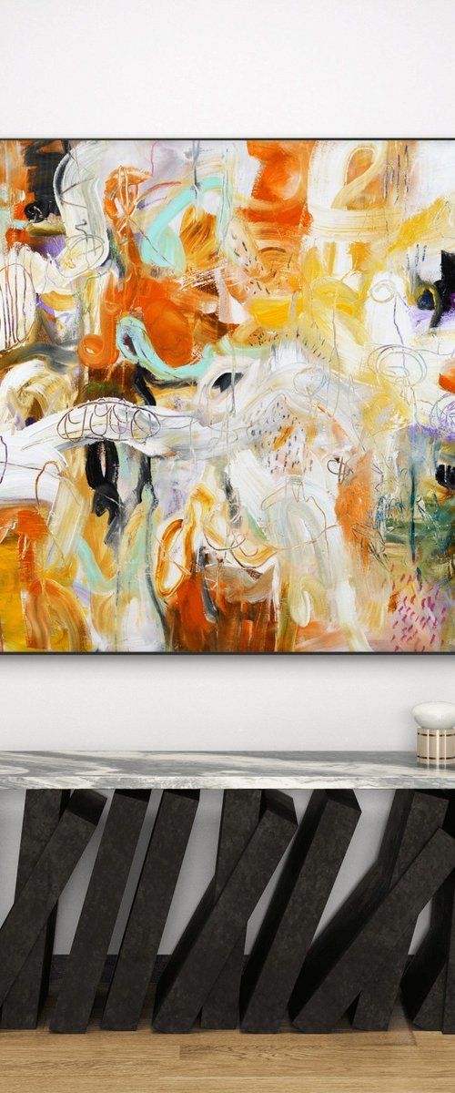 Undaunted between yellow and pistachio by Andrada Anghel