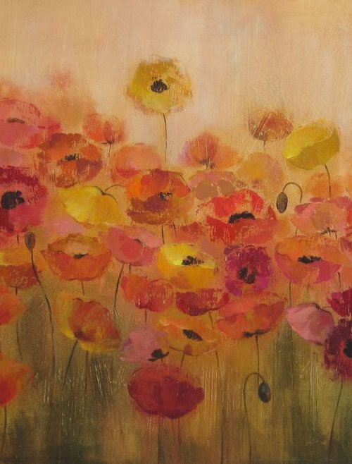 Field of Poppies by Silvia  Vassileva