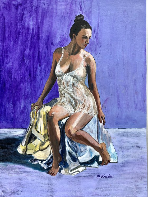 Seated lady