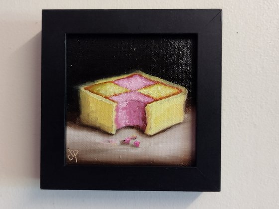 Little Battenberg  Cake still life