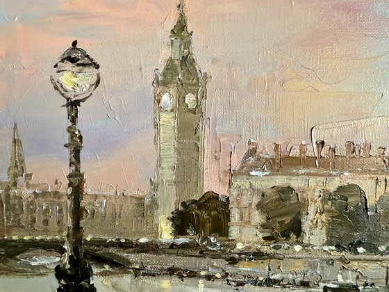 London. City lights.