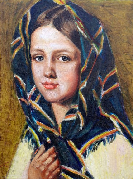 Girl in kerchief