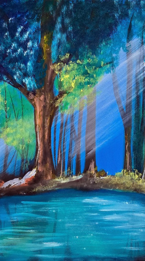 Forest Mirror by Tetiana Surshko
