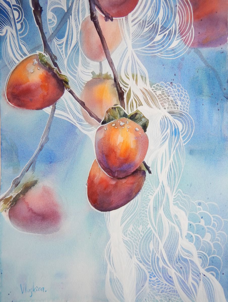 Persimmon. by Alla Vlaskina