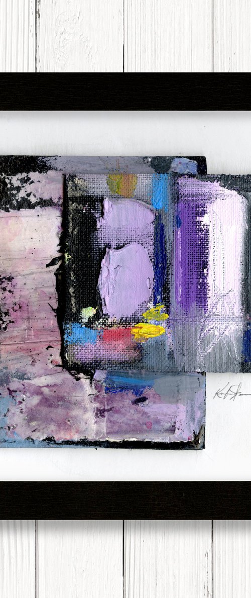Abstract Oil Collage 3 by Kathy Morton Stanion