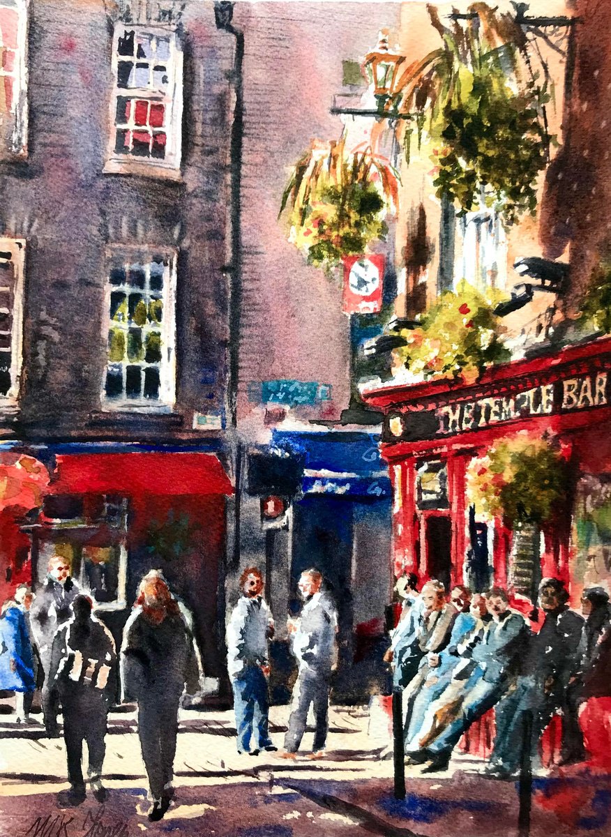 The Temple Bar Dublin by Monika Jones