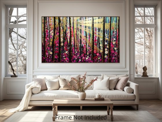 Enchanted - Large painting (Diptych)