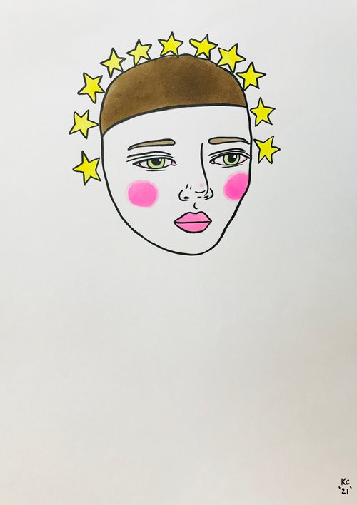 Portrait with Stars by Kitty  Cooper