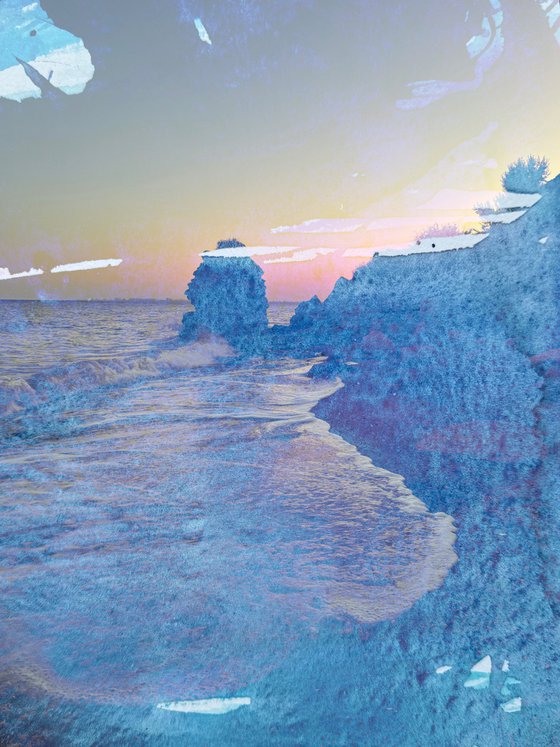 Collage Cityscape&Sand